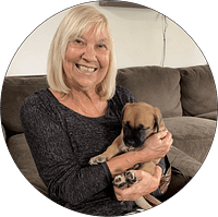 Mary Ann & Odin, house sitting