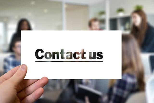 Contact info, house sitters